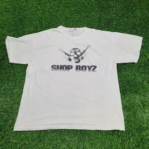 Shop Boys Skull Shirt XL 24x27 White